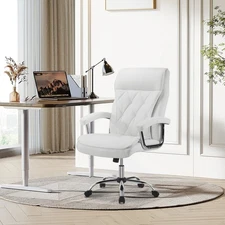 Adjustable Home Office Chairs,Salon Nail Chair for Nail Tech with Thick Backrest