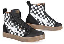 Cortech Check Slayer LE Mens Motorcycle Riding Shoes White/Black/Gum