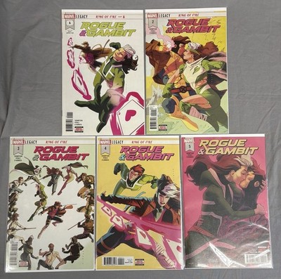 Rogue and Gambit: Ring of Fire #1-5 set (NM)