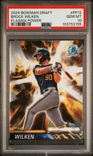 2024 Bowman Draft Plasma Power #PP12 Brock Wilken PSA 10