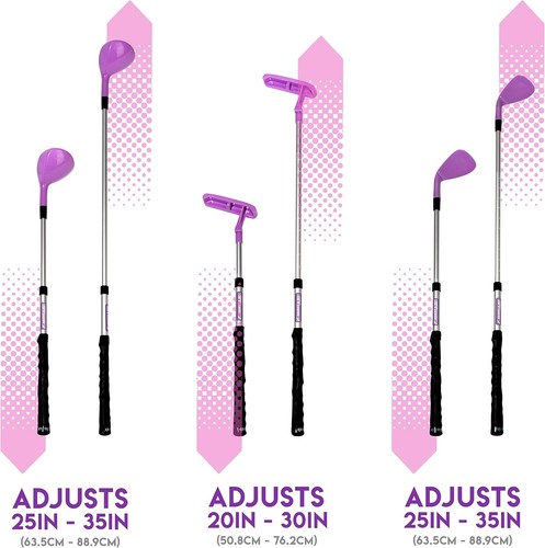 Children’s Adjustable Golf Set with Ergonomic Grip - Perfect for Learning - Picture 5 of 9