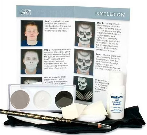 Kit de maquillaje de calavera Graftobian