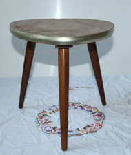 alter Nierentisch Blumenhocker Mid Century 50er 60er Jahre Vintage
