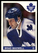 1985-86 O-Pee-Chee #224 Brad Maxwell Toronto Maple Leafs