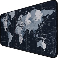 Large Extended Gaming Mouse Pad with Stitched Edges, 35.4X15.7In Durable Non...
