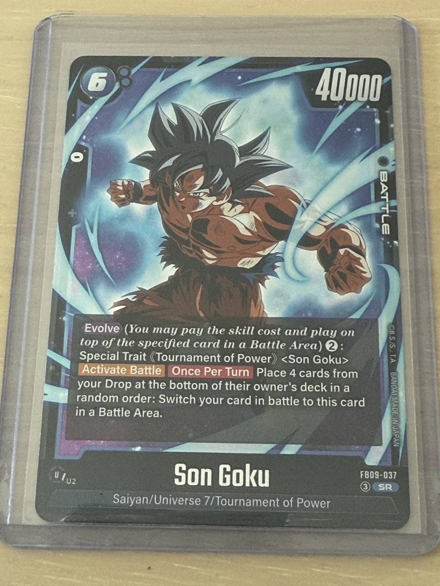 Dragon Ball Super Fusion World FB09-037 Son Goku SR English | eBay