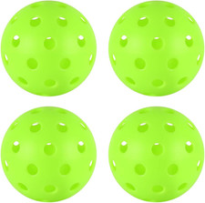 4/6/12/20/50/100 Pcs Pickleball Balls,40 Hole Outdoor Pickleball Balls,8Mm Preci