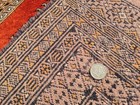 Rare Hand knotted Vintage Pakistani Bokhara Jhaldar Wool Area Rug 4.9 x 3.2 Ft — photo 8