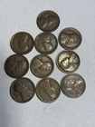 10 1922 D Lincoln Wheat Cent Penny Pennies In Very Good condition