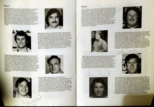 RARE 1980 WORLD PROFESSIONAL DARTS CHAMPIONSHIP PROGRAMME @ JOLLEES SIGNED X 10 - Picture 7 of 7