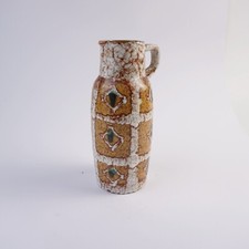 Alter Keramik Krug 60er/70er Jahre Vintage  Mid Century ca. 24 cm hoch