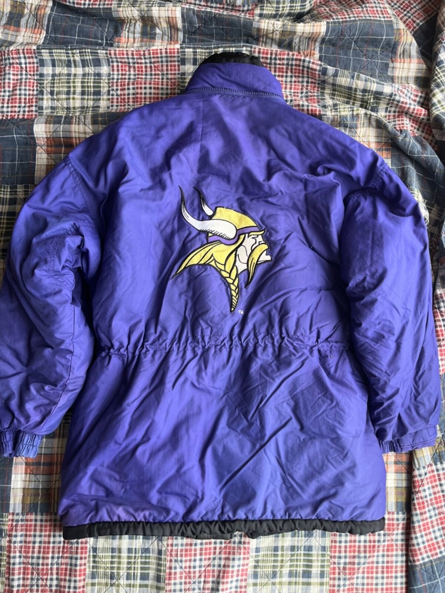 Vintage Minnesota Vikings NFL Football Game Day Winter Jacket Coat