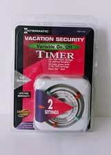Intermatic Vacation Security lights Timer Variable On / Off Model TN711C - New