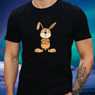No Bunny T-Shirt - Funny Saying with Rabbit, Fun Shirt for Humor Fans