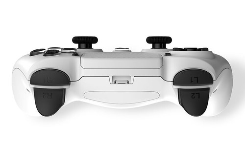 FREAKS & GEEKS WIRELESS CONTROLLER BIANCO NUOVO Pad compatibile PS4 PS3 PC - Foto 5 di 5