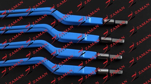 European Bayonet Bipolar Forceps & 3mtr Silicon Cords (4 pcs + 2 Cords ) By ZP - Picture 6 of 7