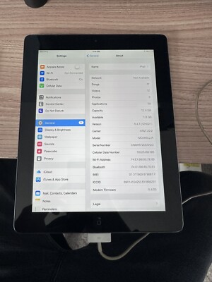 Apple iPad 3rd Gen. 16GB, Wi-Fi + Cellular (AT&T), 9.7in - Black