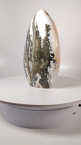 Large Freestanding Madagascar Ocean Jasper w/Crystal Pocket 5.6" / 26.1 oz Gift - Video 1 of 1