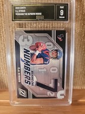 2023 Zenith C.J. Stroud #5 Behind The Numbers Rookie GMA 9