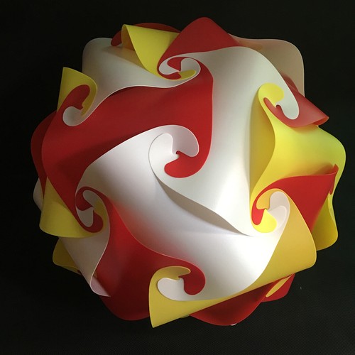 Bzwoyk Large Ceiling Pendant IQ Puzzle Lamp Shade Kit 15 Feet Black Hanging Cord - Picture 11 of 51