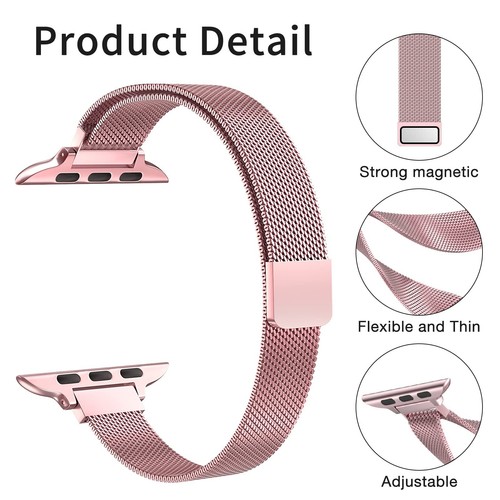 CTYBB for Apple Watch Band Series Ultra SE 8 7 6 5 4 3 2 1 38mm 40mm 41mm 42mm - Picture 2 of 9