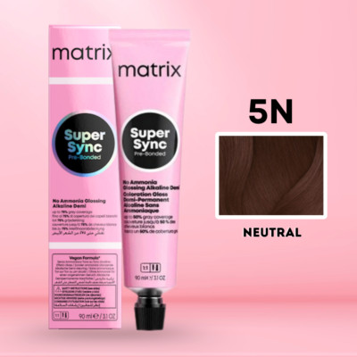 Matrix Super Sync No Ammonia Glossing Alkaline demi-permanent Hair 3oz