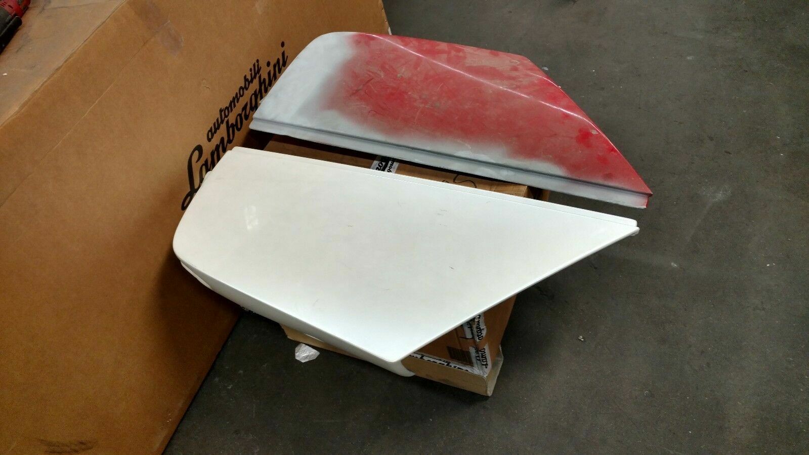 LAMBORGHINI MURCIELAGO LP640 REAR INTAKE BAT WINGS OEM 418119362 418119361