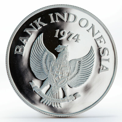 Indonesia 5000 Rupiah Orangutan Animal proof silver coin 1974 | eBay