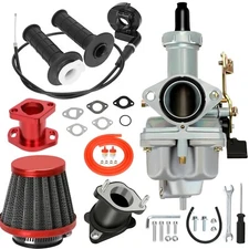 PZ27 Carburetor Throttle Assembly Kit For 125cc 250cc Predator 212cc CT200U