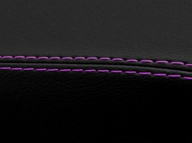 Console Armrest Cover PVC Leather for Chevrolet Malibu 2016-2020 Purple Stitch