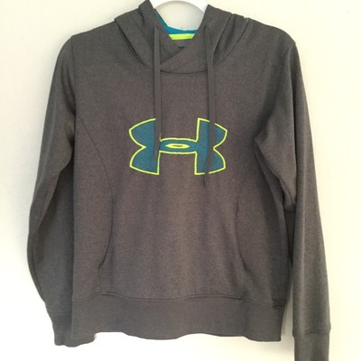 womens gray under armour hoodie