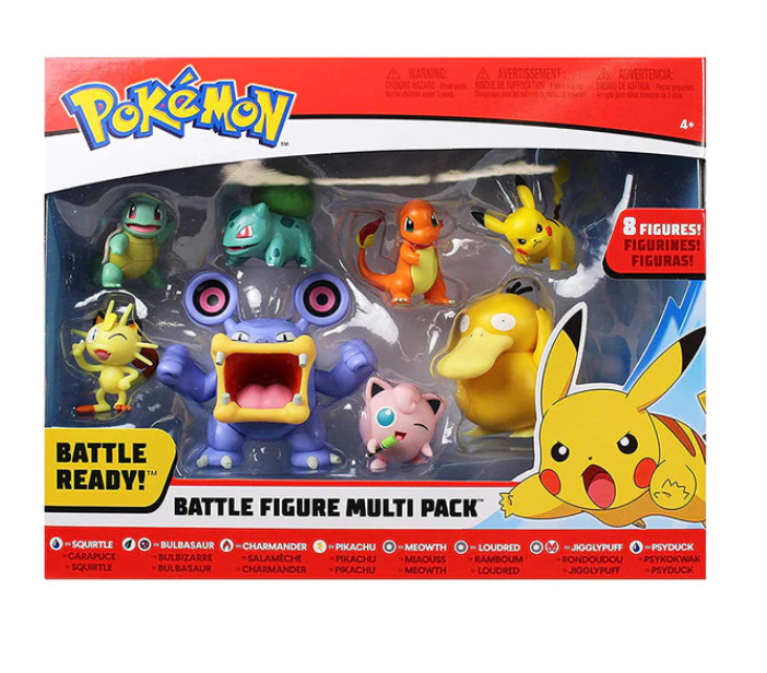 8 Pcs/Set Pokemon Figures Toy Model Pikachu Pocket Monsters Action Figure  Toys