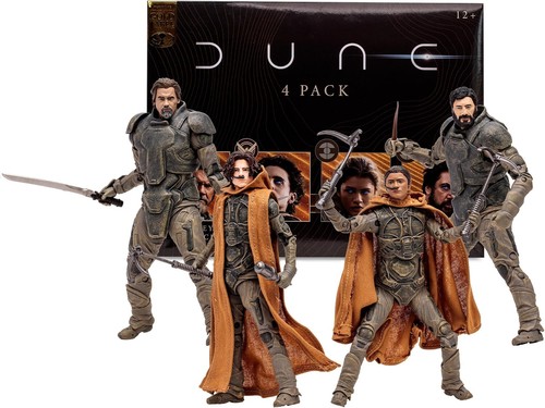 McFarlane Toys - Dune: Part Two Gurney Halleck Paul Atreides Chani Stilgar 4pk