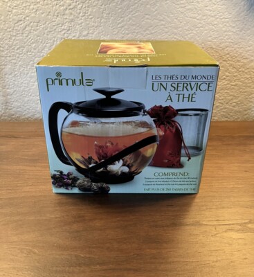 Primula Teas Of The World Tea Set 40oz Glass Tea Pot
