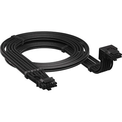 Corsair 90°-12V-2x6-GPU Stromkabel (Stil B), Kabel, schwarz