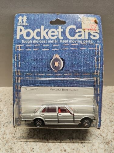 Vintage 1981 TOMICA MERCEDES 450 SEL - pocket cars - Mercedes Benz 450 SEL