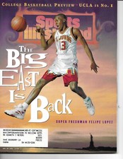 Sports Illustrated St. Johns Felipe Lopez 11/28/94 MT, Alvin Harper catch Cowboy