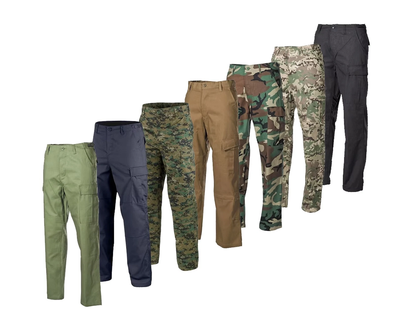 US Army Style BDU Combat Ripstop Trousers Cargo Pants
Opens in a new window or tab