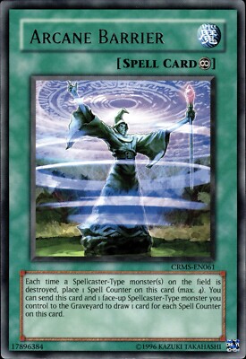 Arcane Barrier - Rare CRMS-EN061 - LP - YuGiOh