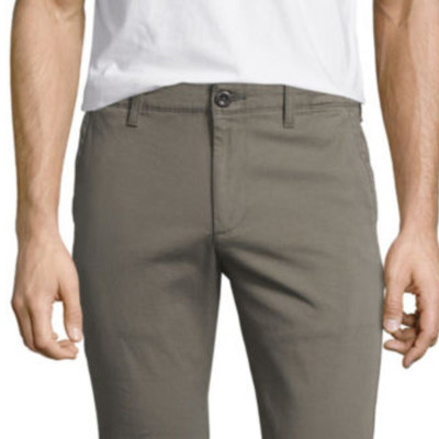 mens skinny leg khaki pants