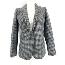J. Crew Gray wool single breasted Blazer 00 
