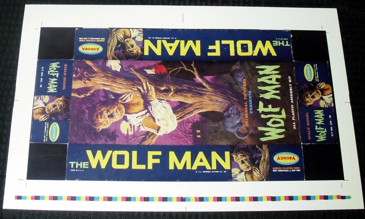 AURORA THE WOLF MAN KIT NO.425(1962)