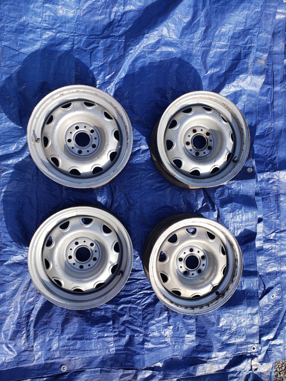 Mopar Small Bolt Pattern Rally Wheels 14” Dart Barracuda Duster ABody