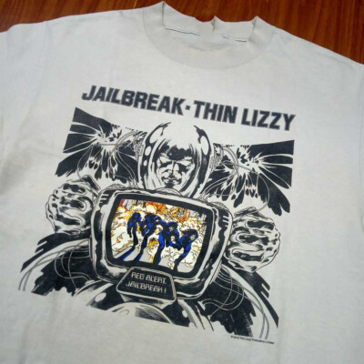 Thin Lizzy Jailbreak 1976 Tour Cotton Unisex S to 5Xl T-shirt US069