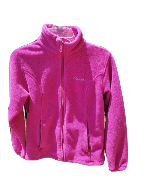 hot pink columbia fleece