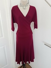 Ladies Mother of The Bride Dress Stretch Wrap Special Formal Occasion Size UK 10
