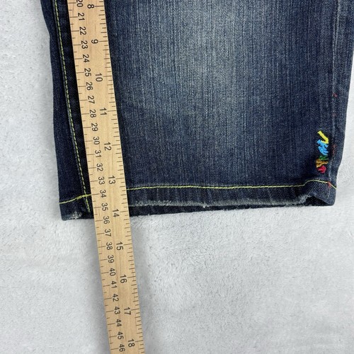 Coogi Jean Shorts Women's Bermuda Low Rise Y2K Jean Shorts Size 11/12 - Picture 8 of 20