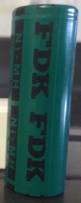 Brand New FDK 17500 2700mah HR-AU NiMH 1.2V Rechar Battery                      