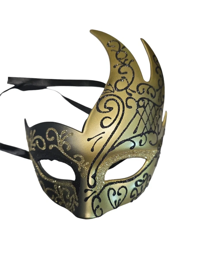 Men's Masquerade Mask Vintage Venetian Musical Party Mardi Gras Mask - Image 2 of 4