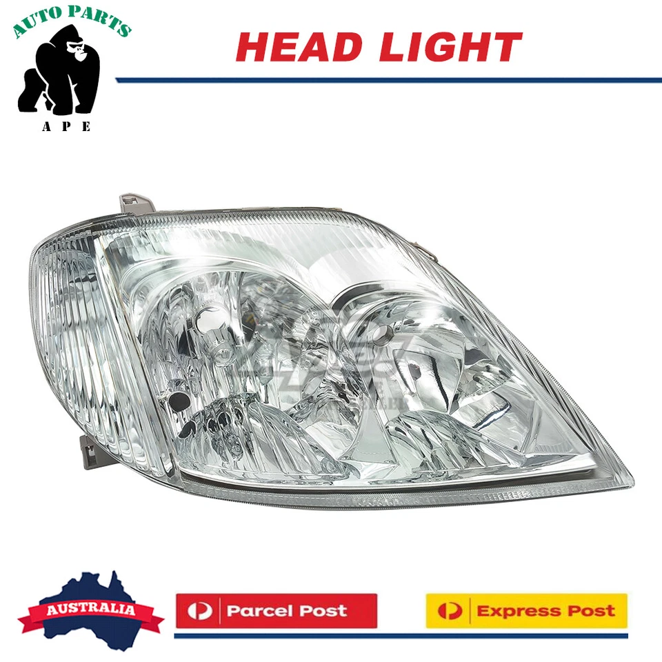 For Toyota Corolla 2001-2004 Hatch 2001-2007 Sedan/Wagon Pair LH+RH HeadLights - image 2 of 4